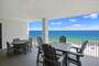 Large Patio overlooking the Gulf of Mexico with Ample Seating for Dining and Relaxing