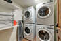 The Laundry Room at Casa Palacio is a functional and well-equipped space designed for convenience.