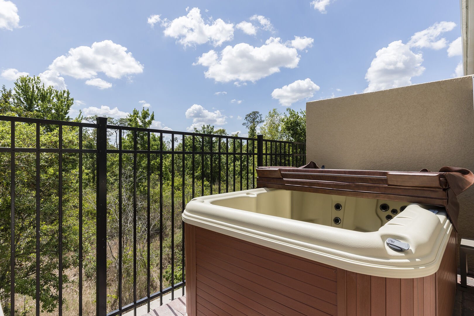 Enjoy a relaxing time in the hot tub!