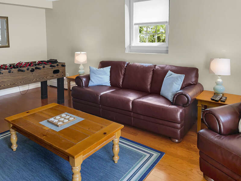 Lower Level Family Room - 60 Cornerwood Drive Harwich Cape Cod - New England Vacation Rentals