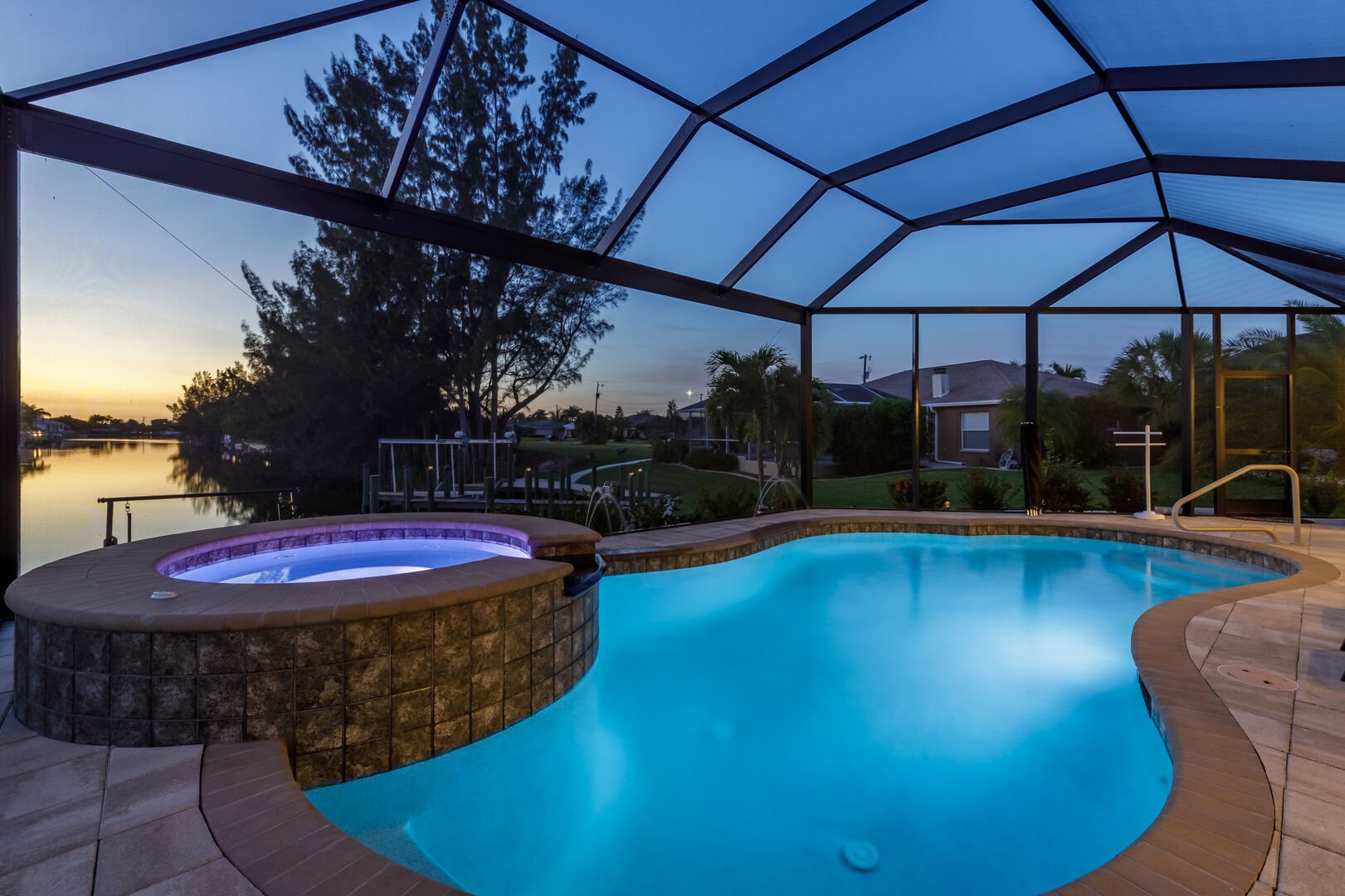 private pool vacation rental