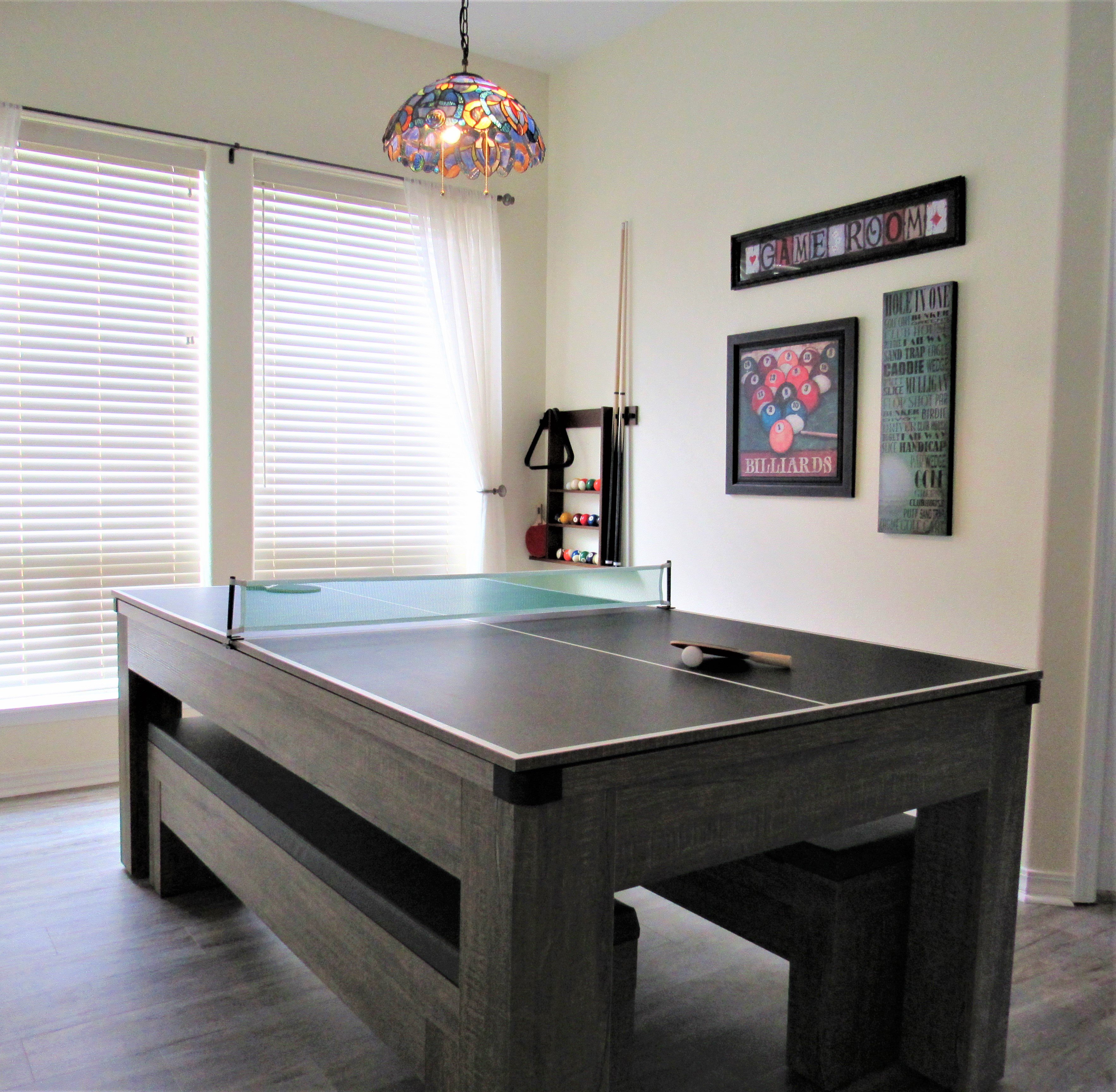 3-n-1 Ping pong, Pool, Card/Puzzle table