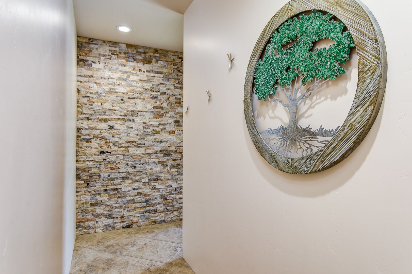 Stunning and Unique Stone Wall