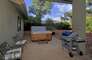 Back patio with Jacuzzi Hot Tub.  Relaxation and great location for viewing stars in Sedona's inky black night sky.