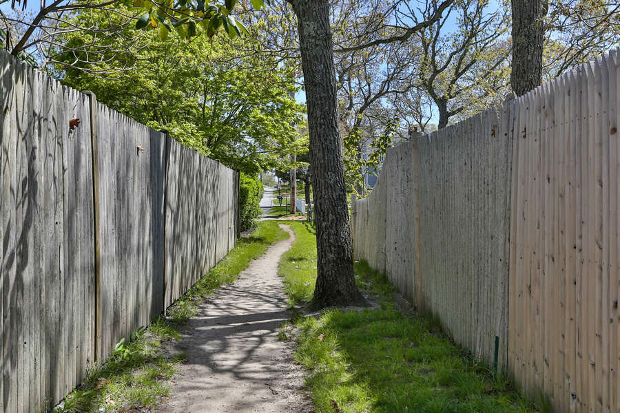 Path to Bank St Beach. 557 Route 28, Harwich Port Cape Cod, New England Vacation Rentals