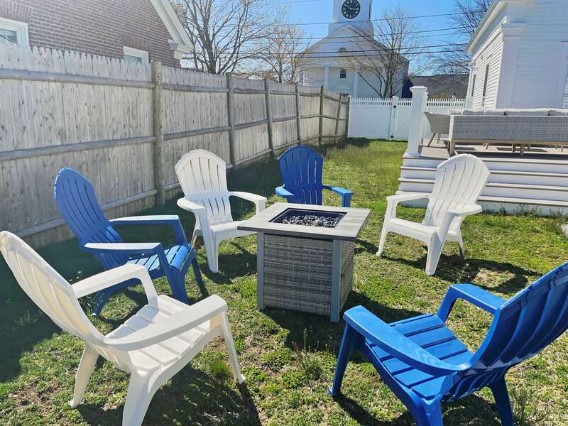 NEW For 2022- Enjoy evenings around the Fire Table-530 Route 28 Harwich Port, Cape Cod, New England Vacation Rentals
