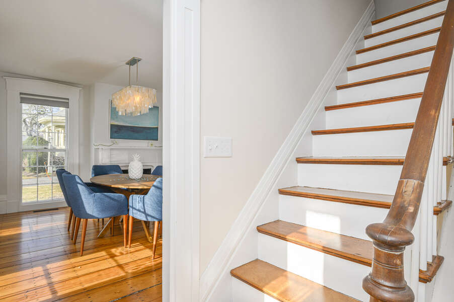 Entry and stairs to upper level. 530 Route 28 Harwich Port, Cape Cod, New England Vacation Rentals