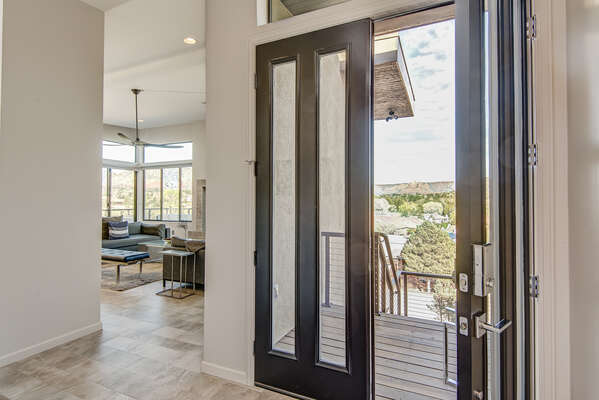 Front Door Entry into This Amazing New Home!