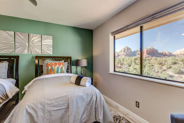 Large Window to Bring in the Natural Light and Red Rock Views