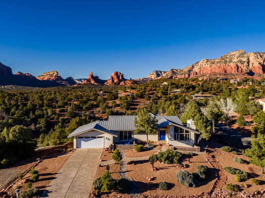 Remodeled Home in Uptown Sedona Surrounded by Red Rock Vistas