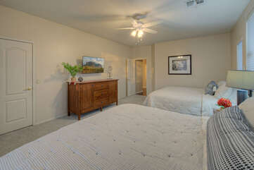 Bedrooms are furnished to be comfortable and ensure peaceful slumber.