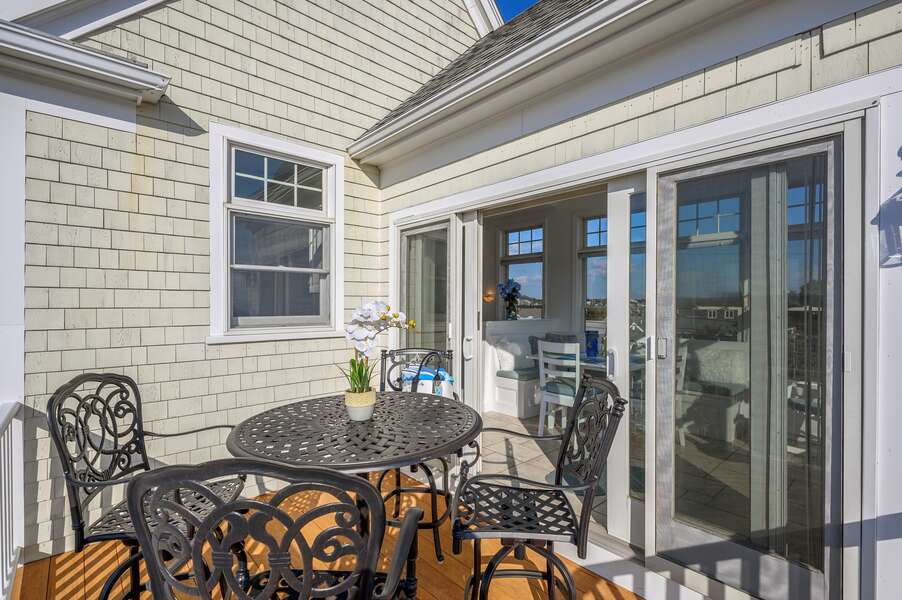 One of 3 Decks to enjoy the spectacular ocean and marsh views. 27 Fiddlers Green Lane-Dennis Port-New England Vacation Rentals