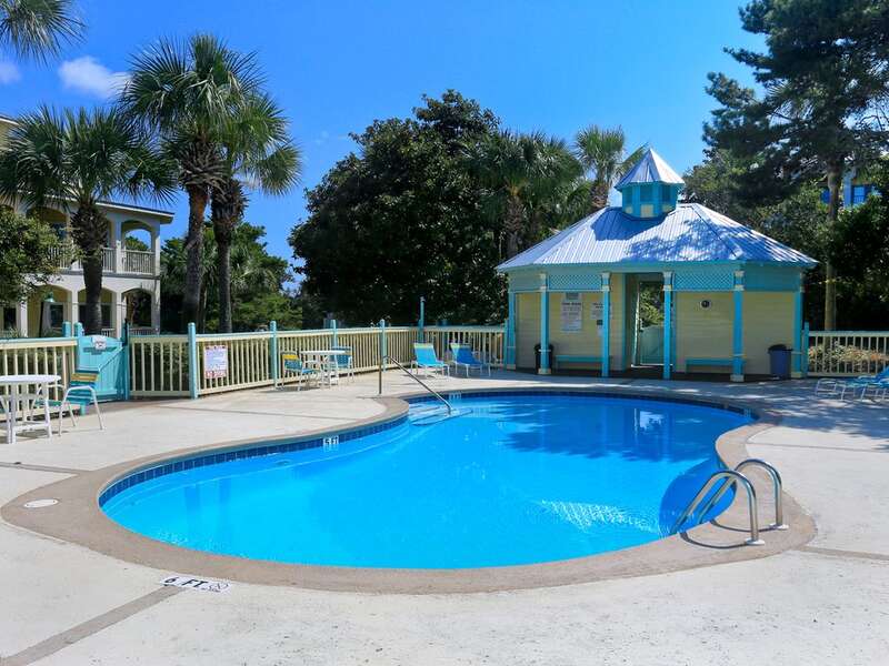 Community pool only 6 houses away with restrooms