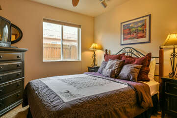 Second Bedroom in this Rental Lodging in Moab Utah Area