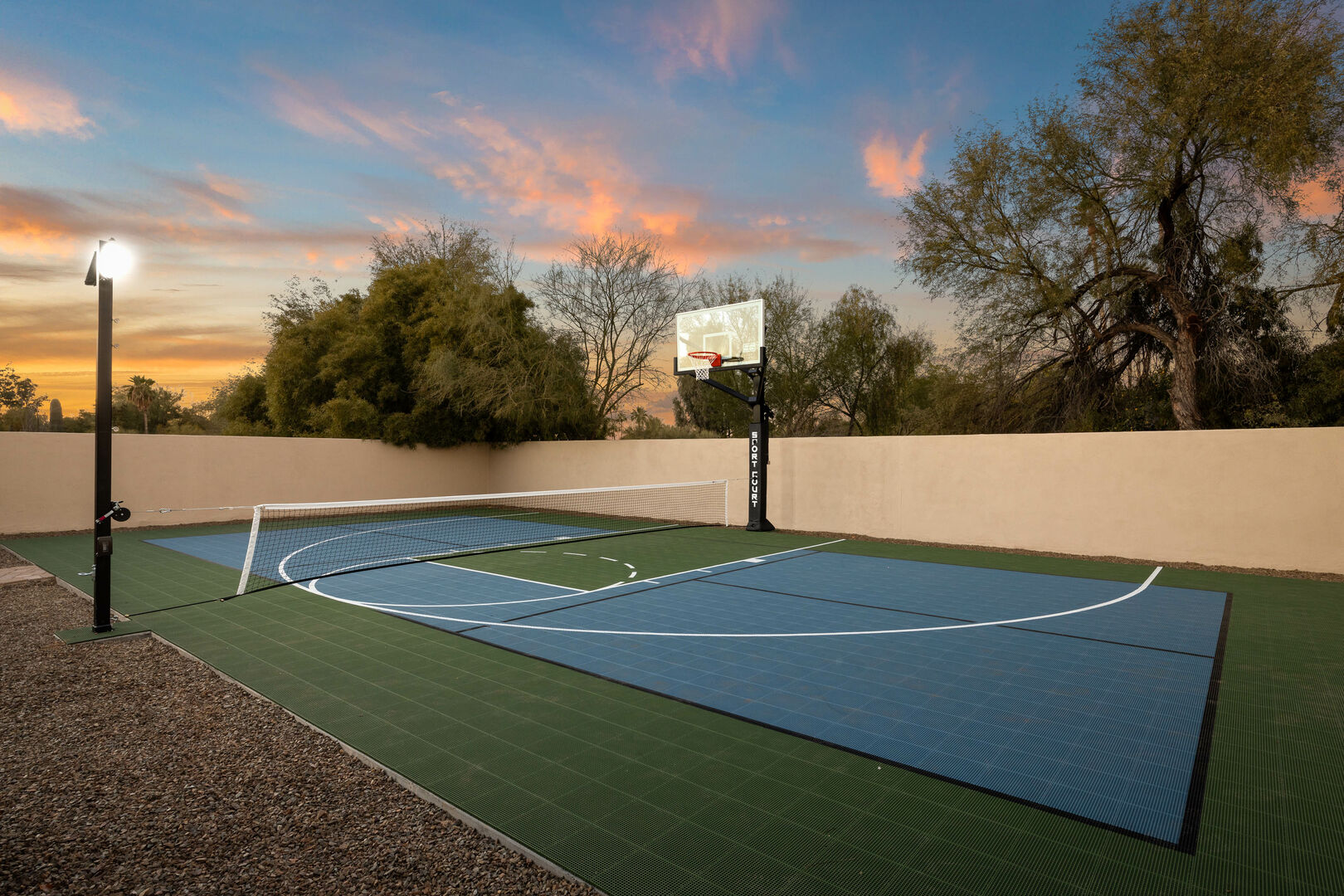 Large Outdoor Court Area