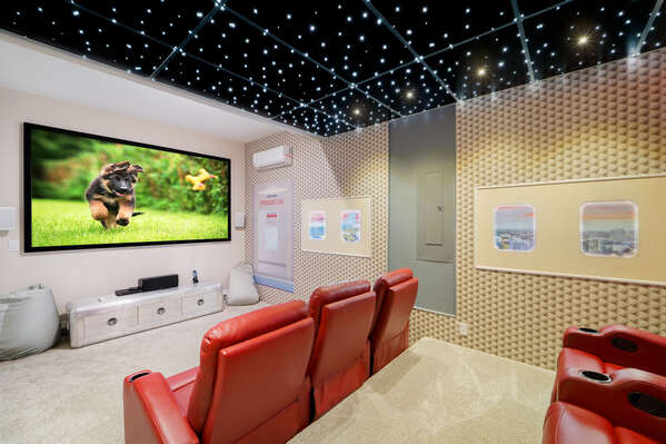 Airplane Theater Room
