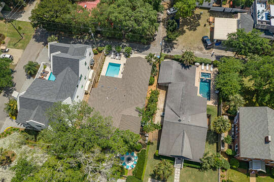 Aerial View of the home