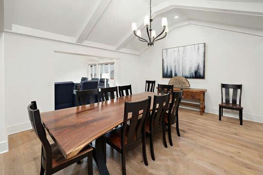 Dining room with seating for ten