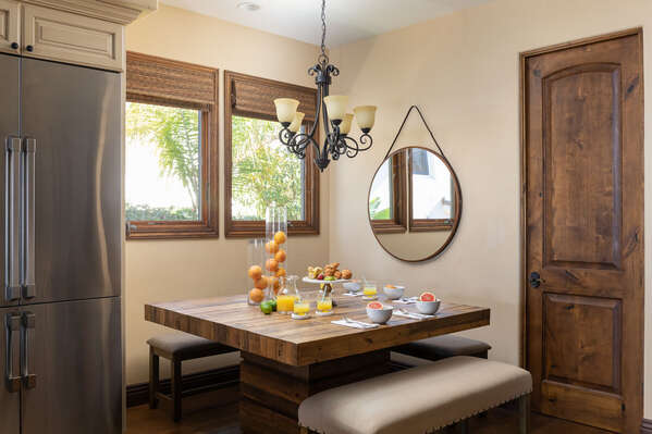 Dining Area in San Diego Vacation Rental.