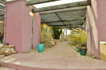 Exterior view of this Moab place to stay.