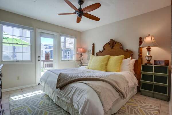 Master Bedroom with King Bed on the Ground Floor