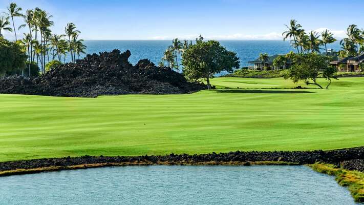 Gorgeous golf course and ocean views from Mauna Lani 9 - Hale Maluhia