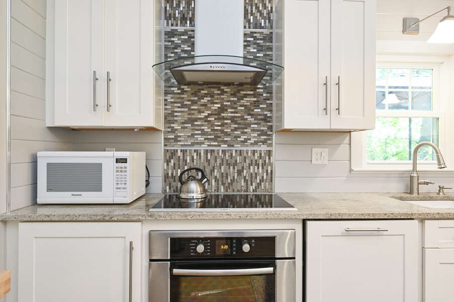 Amazing back splash for stove and hood - 46 Holly Point Road Centerville Cape Cod