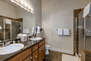 Master Bath with Dual Granite Counter Sinks