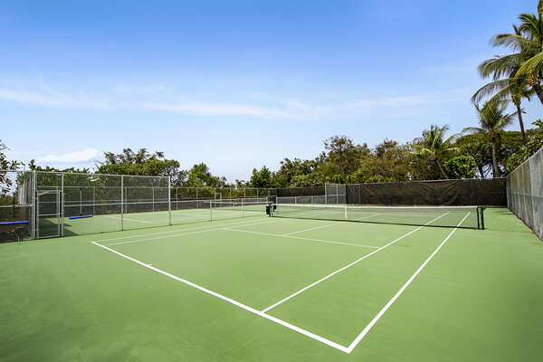 On-site tennis courts