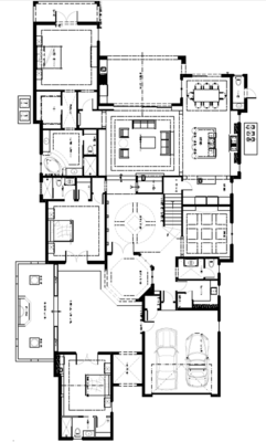 Legends Castle Floor Plan - 1st Floor - no guest access to garage
