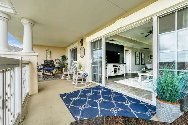 Walk out to your spacious balcony with breathtaking views!
