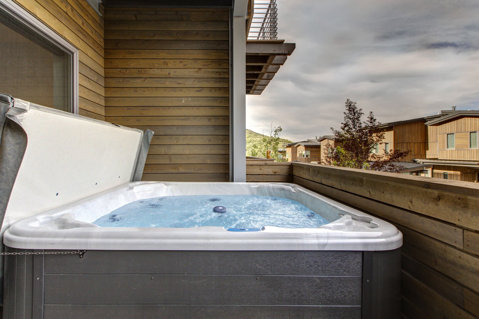 Lower (1st) Level Patio with Private Hot Tub