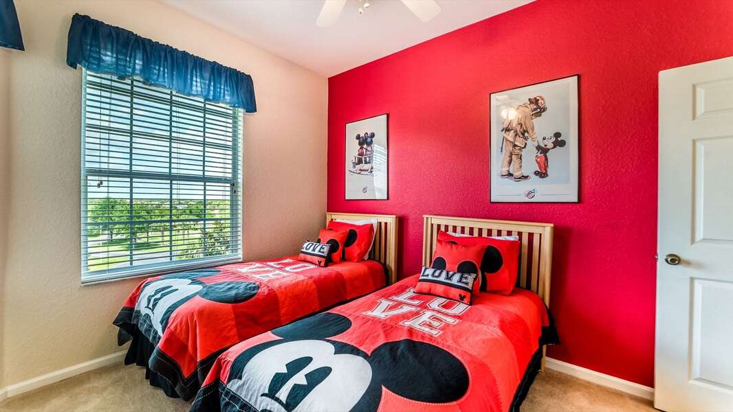 Two Twins Bedroom 2 
Mickey Theme