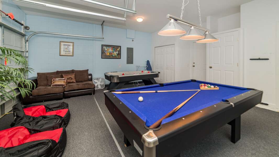 Game Room - AIR HOCKEY WAS REPLACED WITH PING PONG TABLE
Pool Table
HAS AC