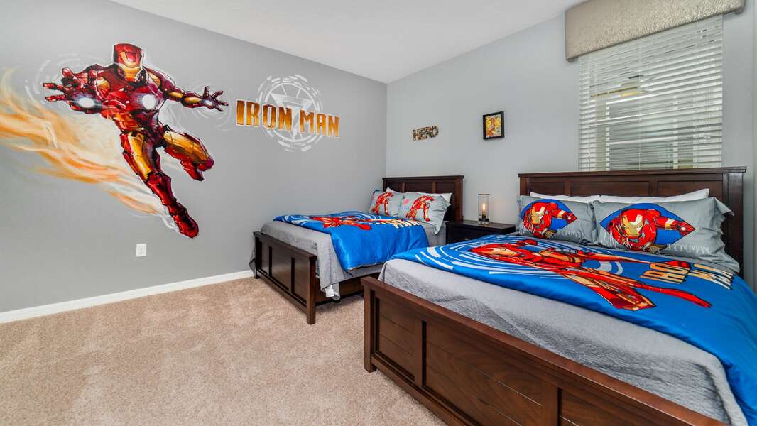 Two Doubles Bedroom 6 Upstairs
Iron Man