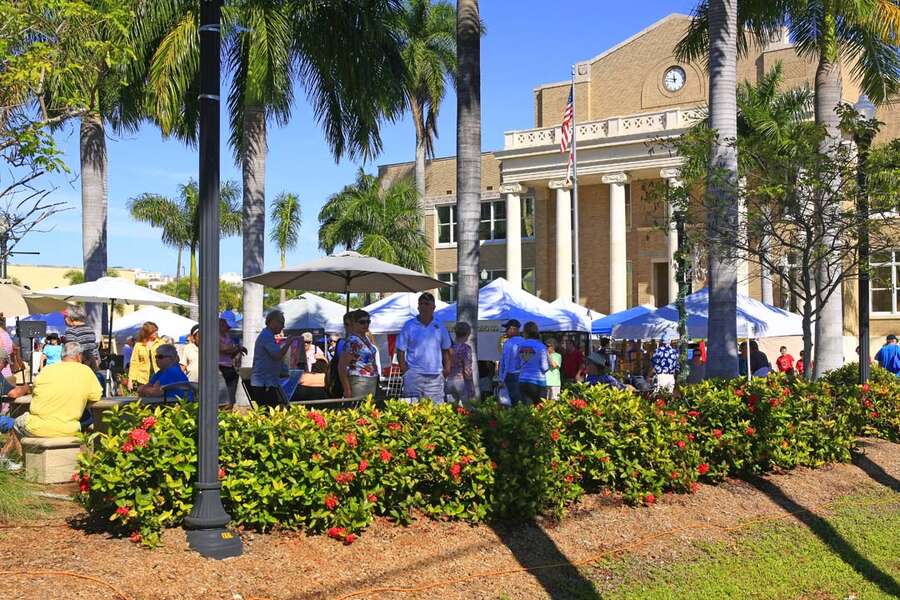 Farmers Market every Saturday in Downtown Punta Gorda across from the courthouse