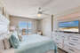 Master Bedroom with King Size Bed and Private Access to Balcony overlooking the Gulf