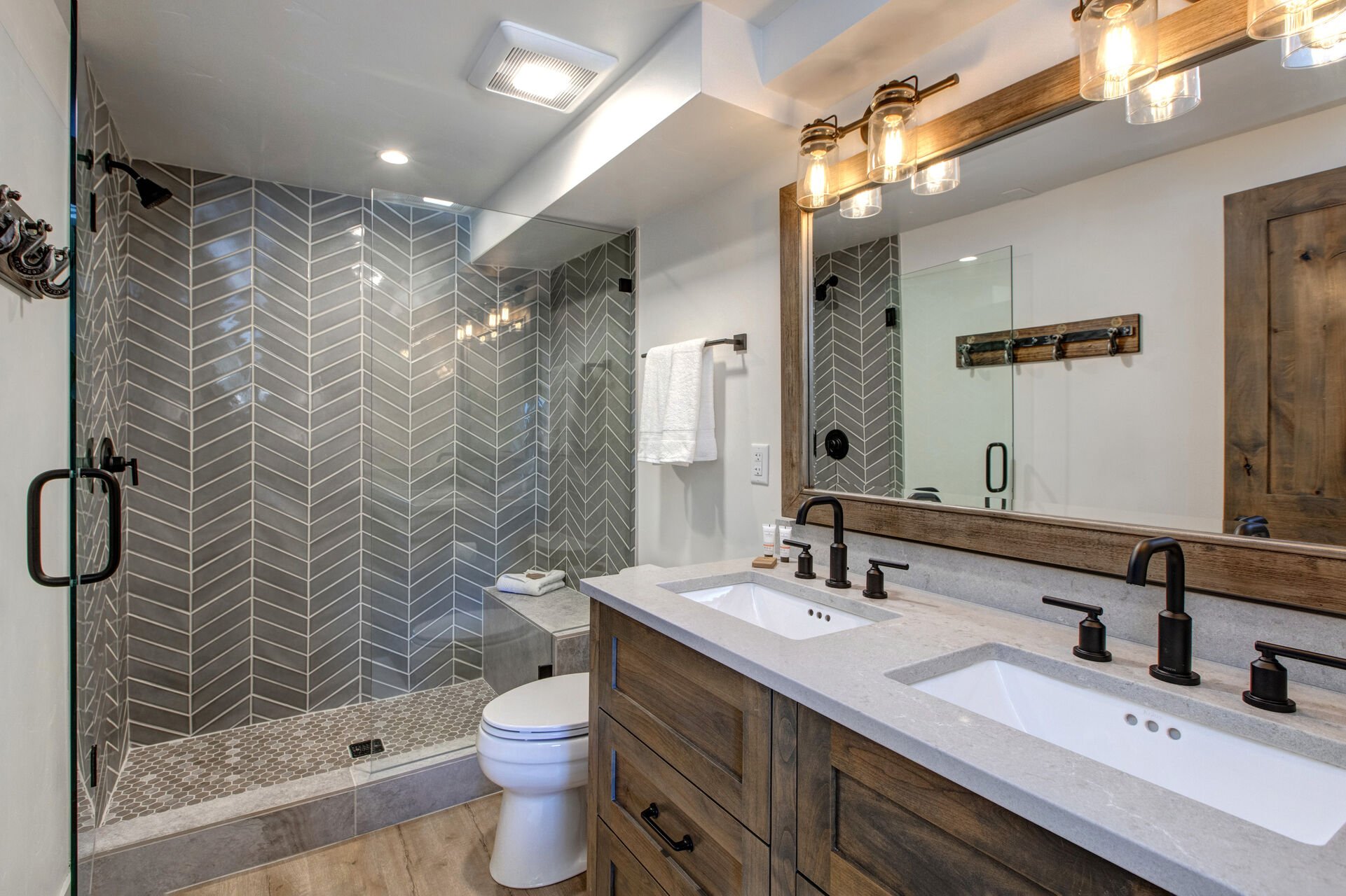 Gorgeous Tile and Glass Shower