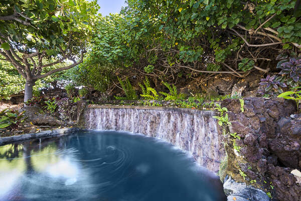 Beautiful Mauna Lani Point Waterfall and Pond