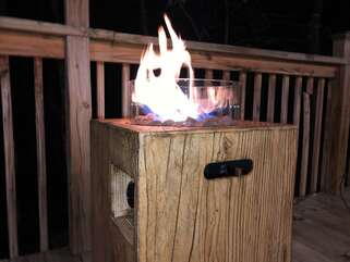 Outdoor gas Fire Place! :)