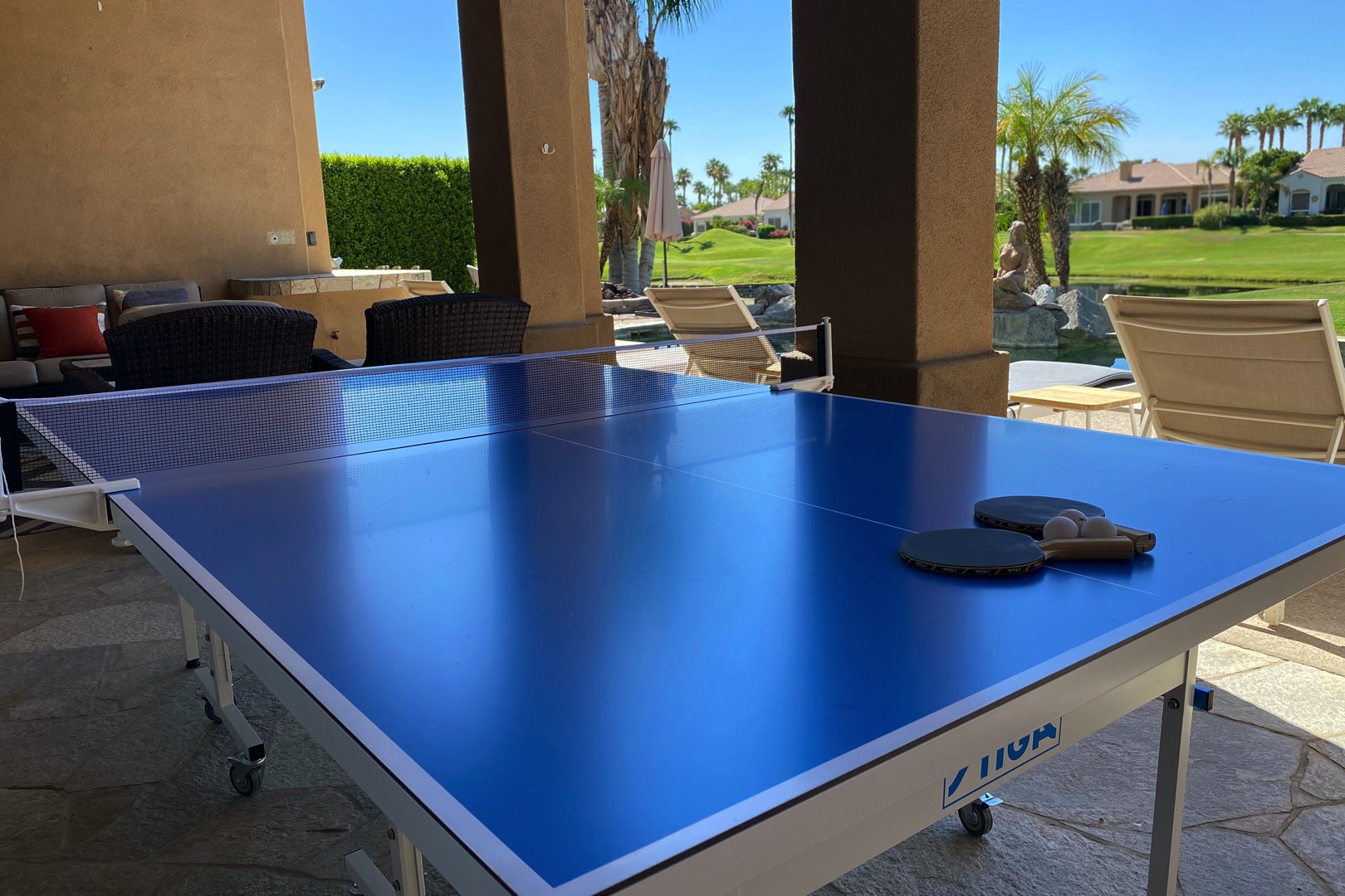 Need some action? Challenge a friend to a friendly game of Ping Pong!