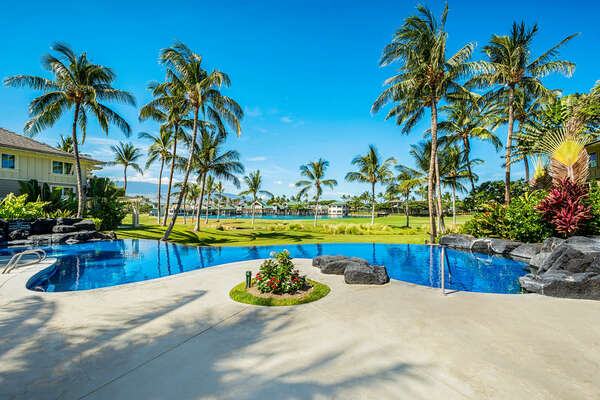 Pool with Expansive Views of the Golf Course and Community
