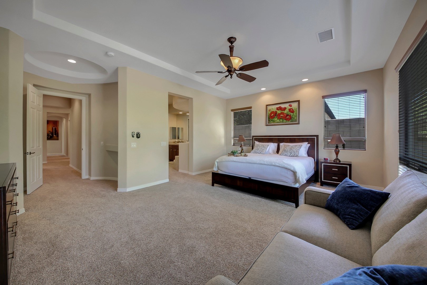 The large Master Suite is sure to impress.