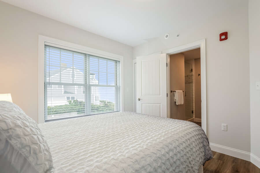 Bedroom #1 with Queen bed and en-suite bath - 405 Old Wharf Road-Dennisport Cape Cod- New England Vacation Rentals