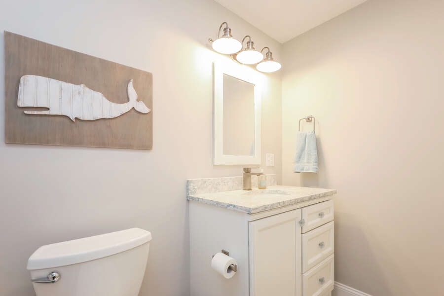 Bathroom #2 off hallway - 405 Old Wharf Road-Dennisport Cape Cod- New England Vacation Rentals