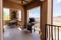 Coral Springs H4 Southern Utah Vacation Rentals- Patio with Fireplace and Grill