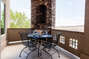 Coral Springs H4 Southern Utah Vacation Rentals- Patio with Sitting Area and Fireplace