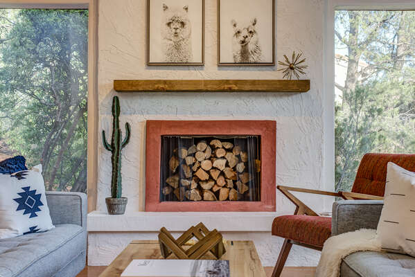 Custom Design Fireplace (Not Operational)