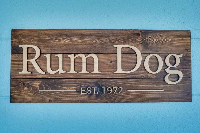 Rum Dog Sign