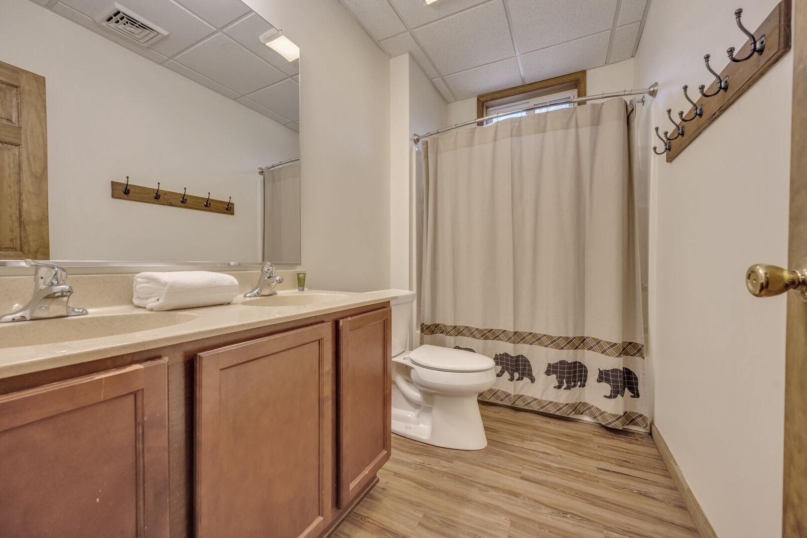 Shower-Tub Combo in 1st Floor Hall Bathroom